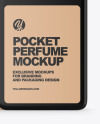 Pocket Perfume With Kraft Box Mockup