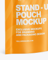 Matte Stand-up Pouch Mockup