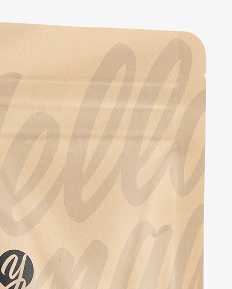 Kraft Stand-Up Pouch Mockup