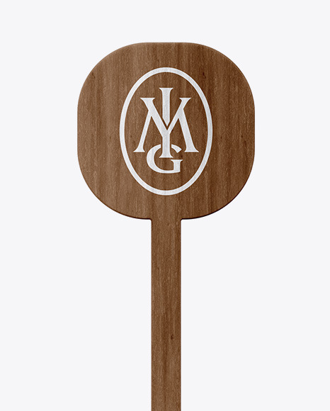 Wooden Stirrer Stick Mockup