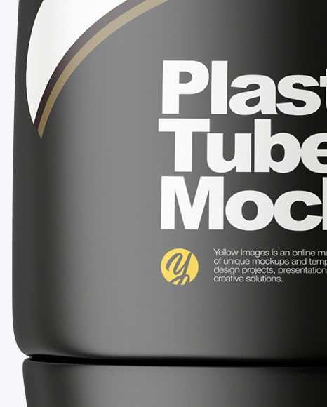 Matte Cosmetic Tube Mockup