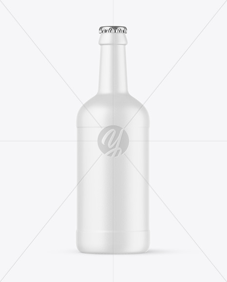 Ceramic Beer Bottle Mockup