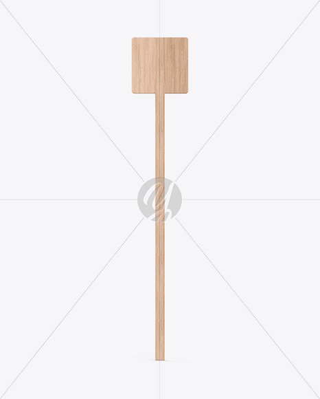 Wooden Stirrer Stick Mockup