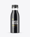 Clear Plastic Bottle with Dark Drink Mockup