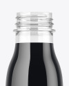 Clear Plastic Bottle with Dark Drink Mockup