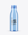 Blue Plastic Water Bottle Mockup
