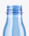 Blue Plastic Water Bottle Mockup