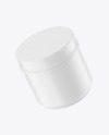 Matte Plastic Jar Mockup