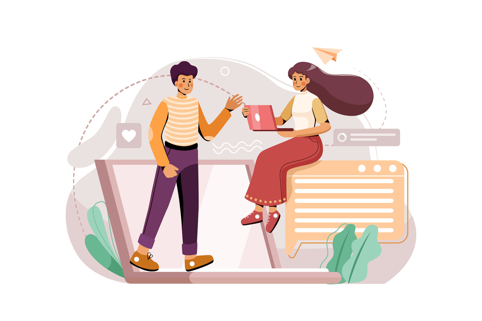 M244_Work from home Illustrations M244_Work from home Illustrations