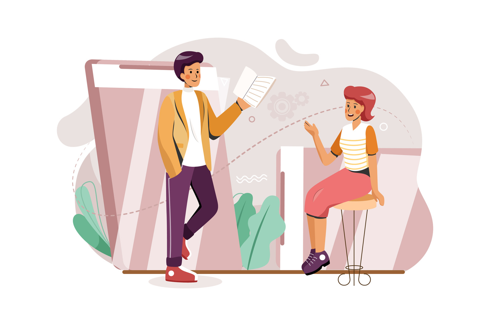 M244_Work from home Illustrations M244_Work from home Illustrations