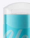 Metallic Deodorant Stick With Transparent Cap Mockup