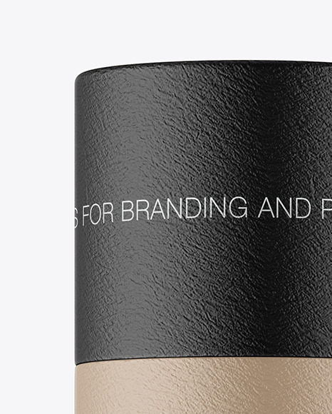 Textured Paper Tube Mockup