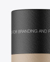 Textured Paper Tube Mockup