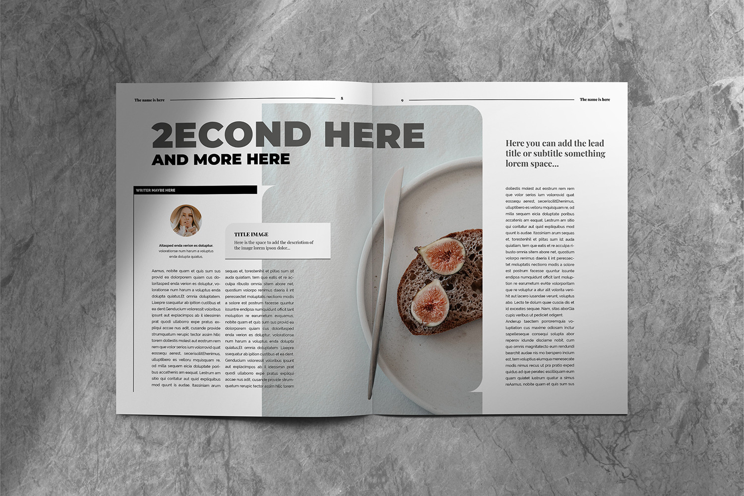 Lifestyle Indesign Template Lifestyle Indesign Template