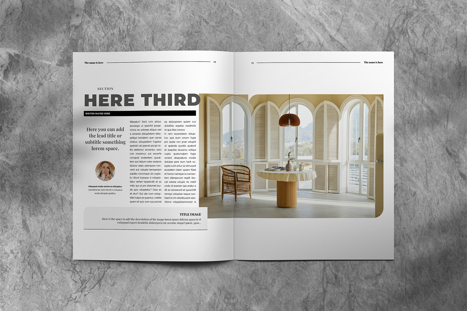 Lifestyle Indesign Template Lifestyle Indesign Template