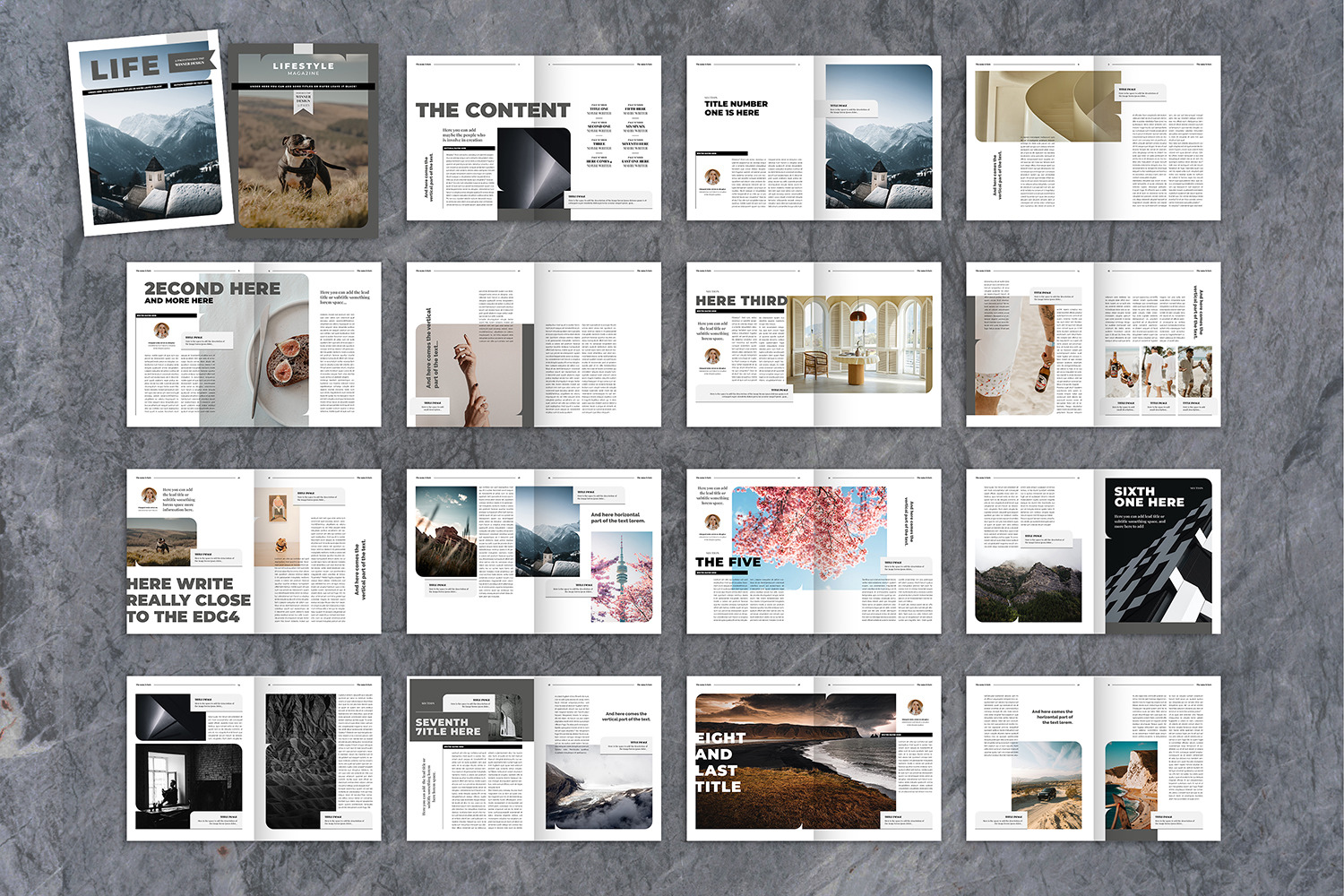 Lifestyle Indesign Template