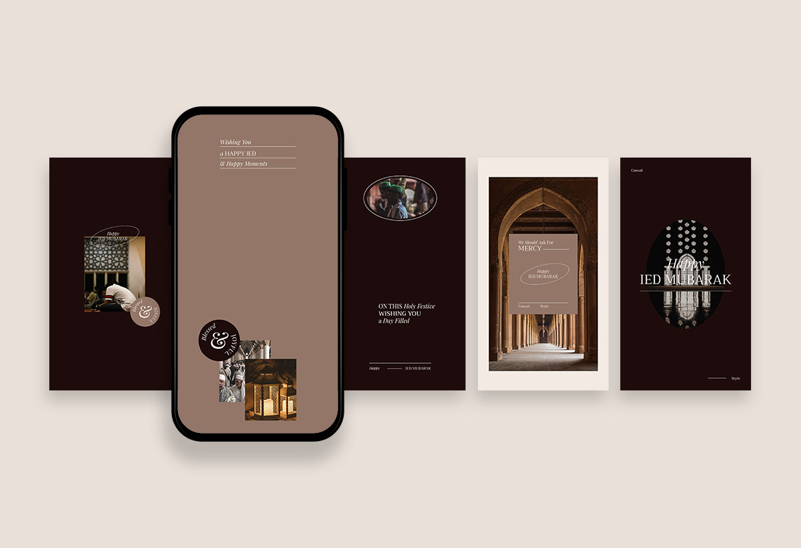 Classic and Elegant Happy Eid Instagram Template Classic and Elegant Happy Eid Instagram Template