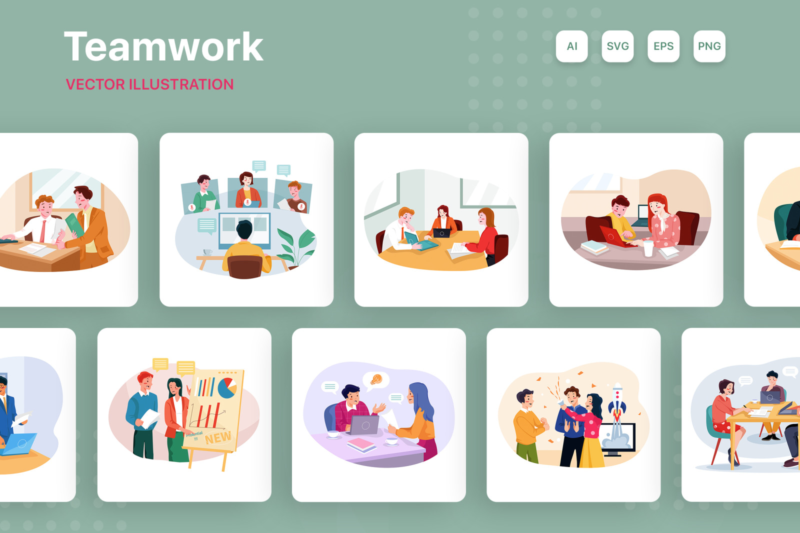 M250_Teamwork Illustrations M250_Teamwork Illustrations