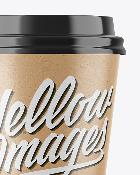 Kraft Coffee Cup Mockup