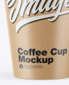 Kraft Coffee Cup Mockup