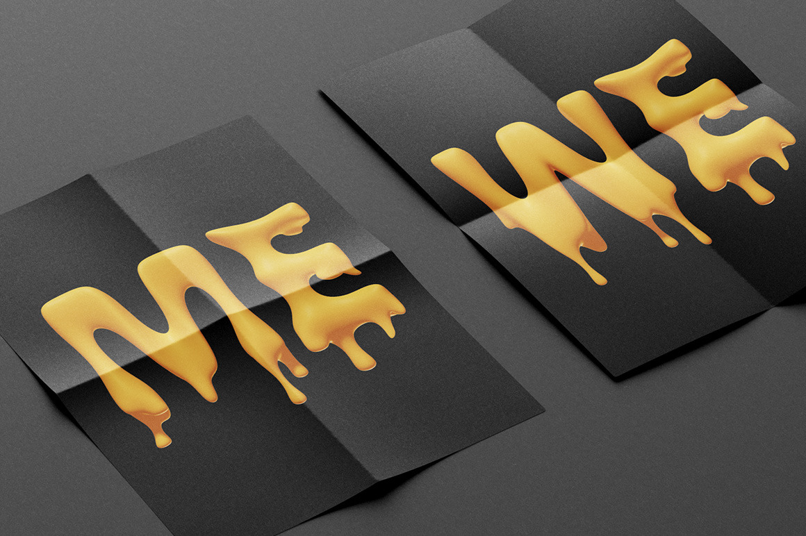 Melting Font