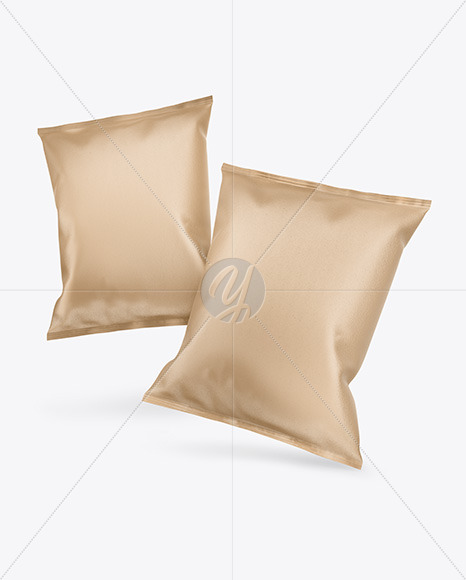 Two Kraft Snack Packages Mockup