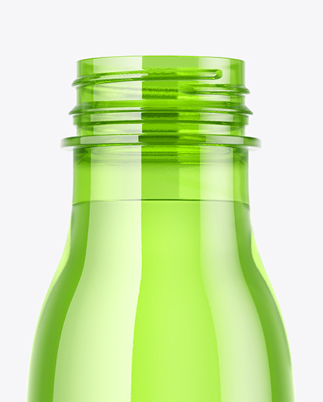 Colored Plastic Bottle Mockup