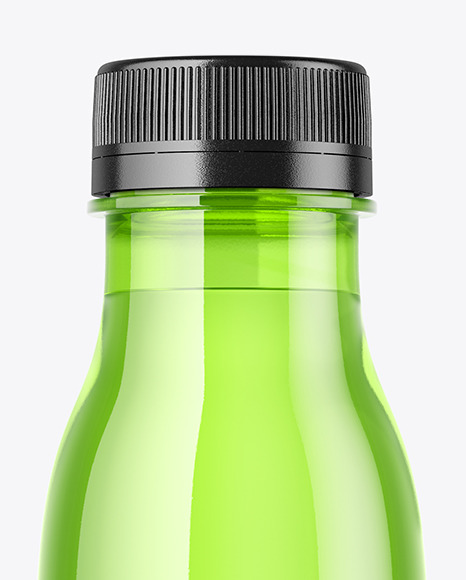 Colored Plastic Bottle Mockup