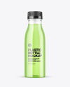 Clear Plastic Drink Bottle Mockup