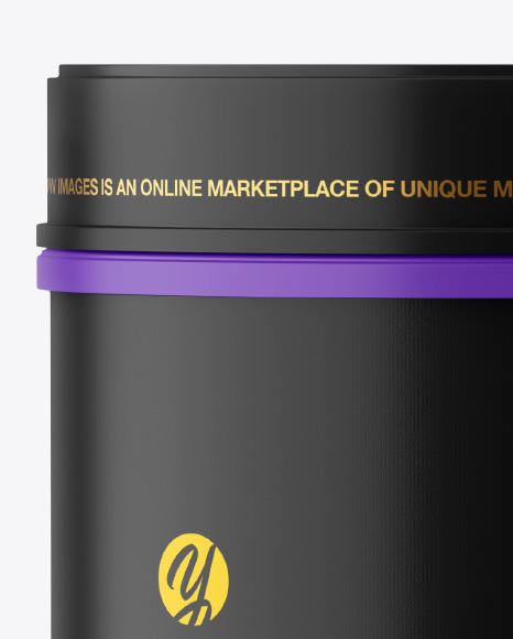 Matte Plastic Jar Mockup