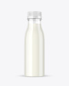 Clear Plastic Milk Bottle Mockup