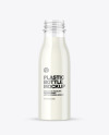 Clear Plastic Milk Bottle Mockup