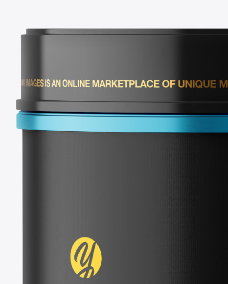 Metallic Plastic Jar Mockup