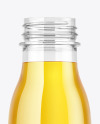 Clear Plastic Apple Juice Bottle Mockup