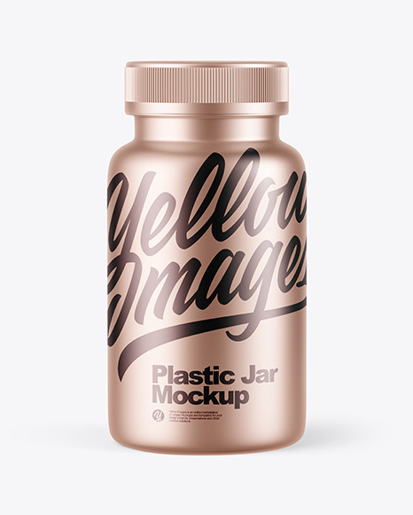 Metallic Jar Mockup