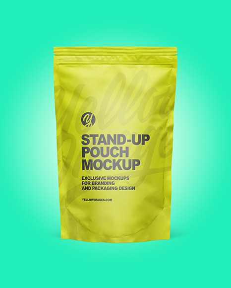 Matte Stand-up Pouch Mockup