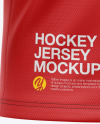 Lace Neck Hockey Jersey Mockup