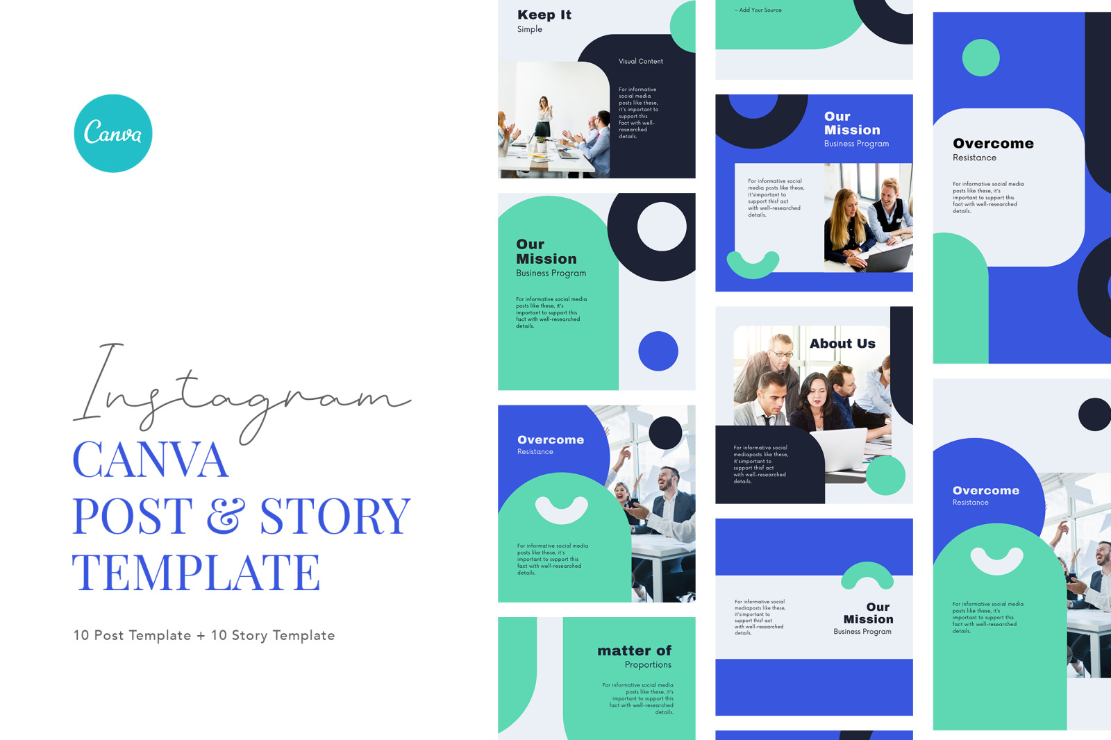 Neat and Professional Corporate Instagram Canva Neat and Professional Corporate Instagram Canva