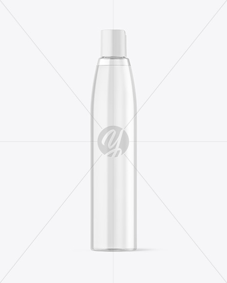 Clear Plastic Bottle Mockup