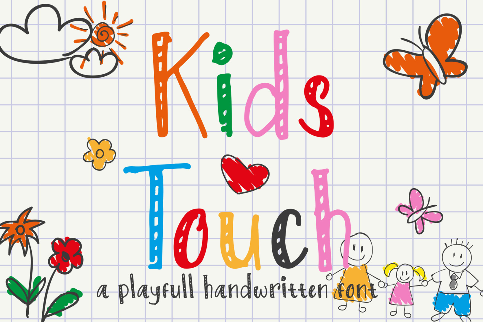 Kids Touch Font Kids Touch Font