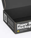 Opened Paper Box Mockup