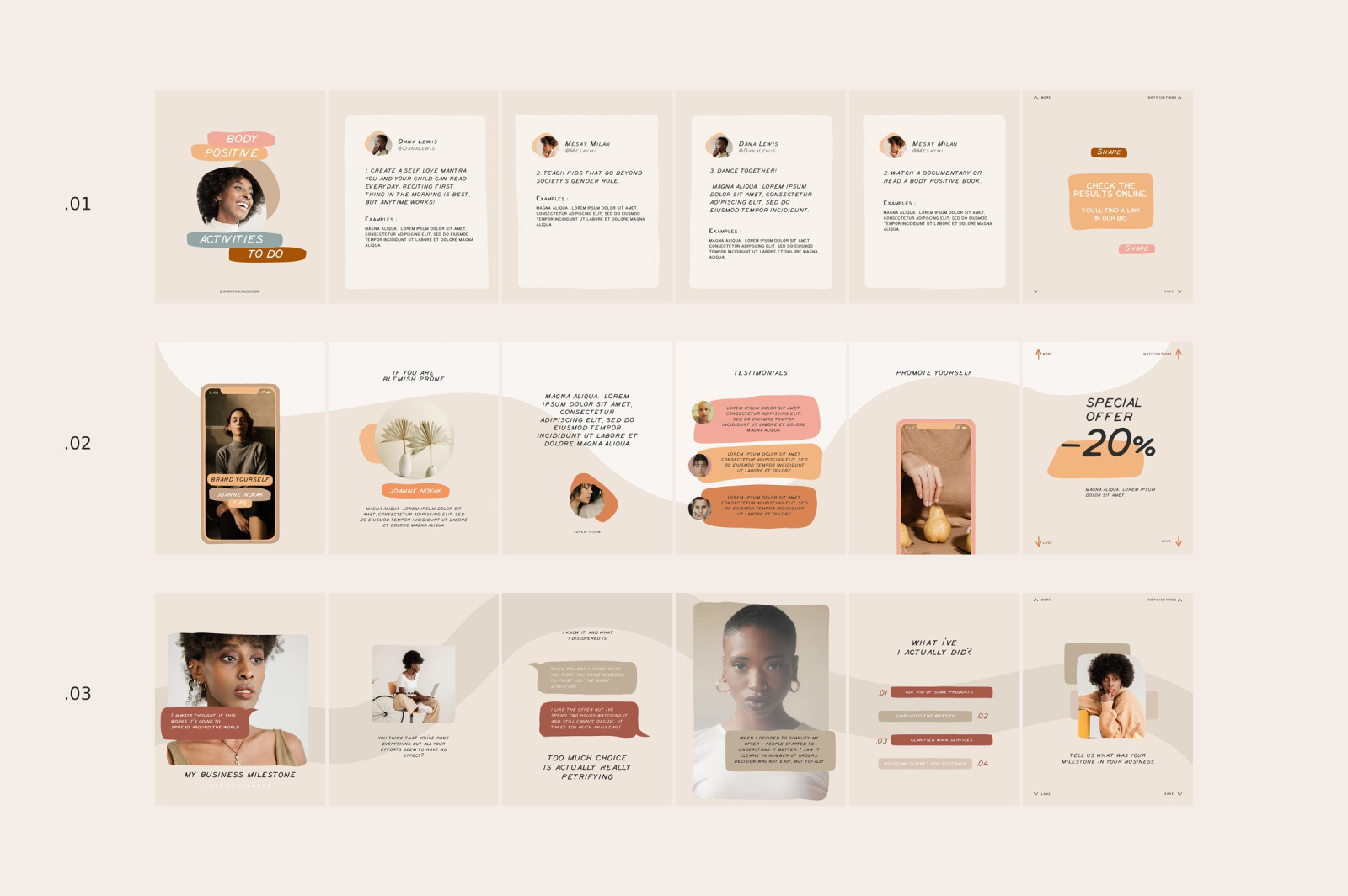 Coach Carousel Templates CANVA and Photoshop Coach Carousel Templates CANVA and Photoshop