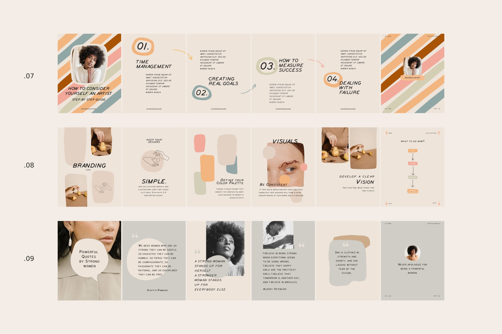 Coach Carousel Templates CANVA and Photoshop Coach Carousel Templates CANVA and Photoshop