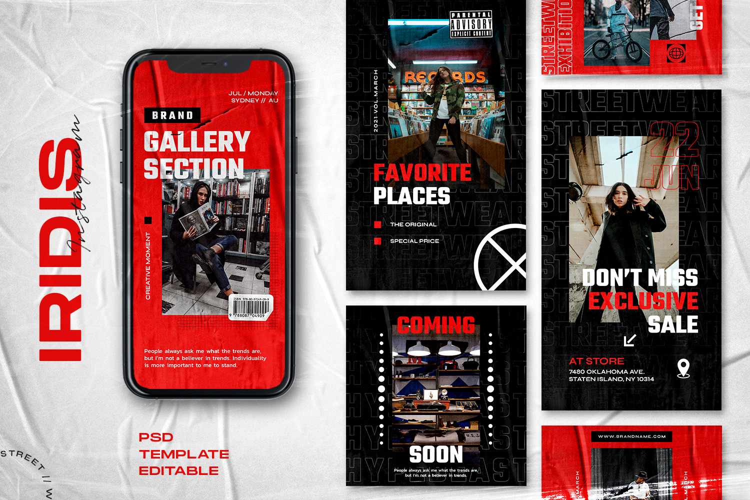 Iridis Instagram Template Iridis Instagram Template