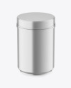 Metallic Plastic Jar Mockup