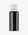 Clear Plastic Bottle with Dark Drink Mockup Clear Plastic Bottle with Dark Drink Mockup