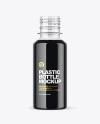 Clear Plastic Bottle with Dark Drink Mockup Clear Plastic Bottle with Dark Drink Mockup