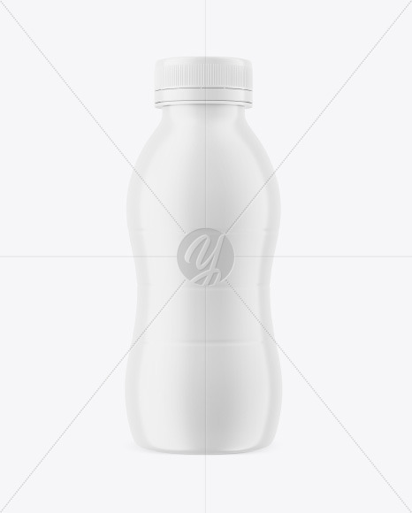 200 ml Matte Plastic Bottle Mockup