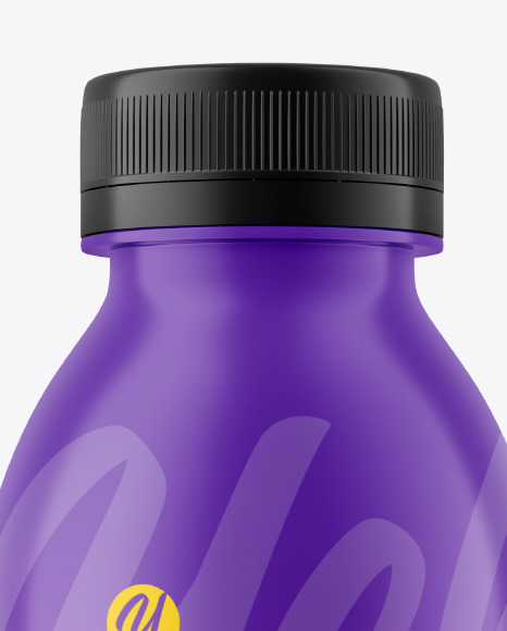 200 ml Matte Plastic Bottle Mockup