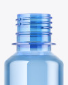 Blue Plastic Water Bottle Mockup